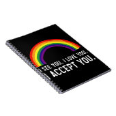 Ik zie dat ik van je hou... ik accepteer je homepa notitieboek (Rechterzijde)