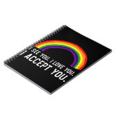 Ik zie dat ik van je hou... ik accepteer je homepa notitieboek (Linkerzijde)