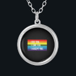 Ik zie dat ik van je hou... ik accepteer je homepa zilver vergulden ketting<br><div class="desc">Ik zie dat ik van je hou Ik accepteer je homepage,  homo,  pride,  vlag,  lgbt,  lesbisch,  homo,  regenboog,  biseksueel,  transgender,  transbi,  bi,  lgbtqia,  giften</div>