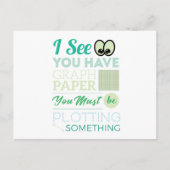 Ik zie dat je een grappige Wiskunde hebt. Briefkaart (Voorkant)
