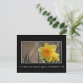 Ik zie dat je lelijk zowel binnen als buiten is briefkaart (Staand voorkant)