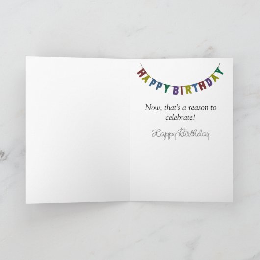 Ik "zie" dat je reden hebt om het te vieren (Kaart Kaart (Binnen)