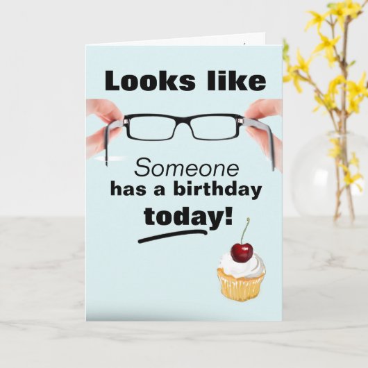 Ik "zie" dat je reden hebt om het te vieren (Kaart Kaart (Gele Bloem)