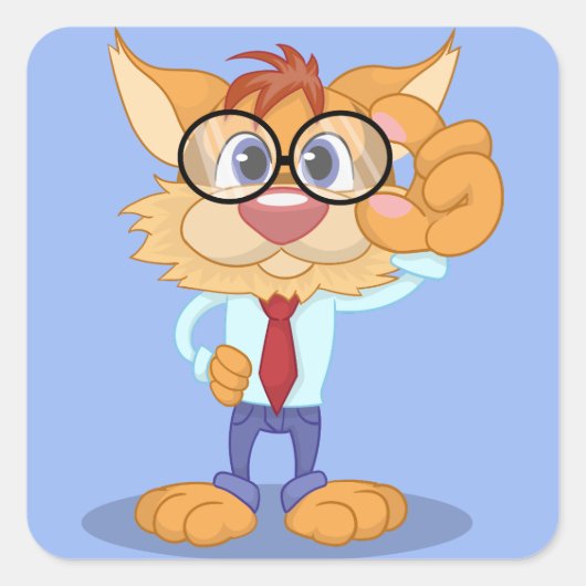 Ik zie dat je stickers kat (Voorkant)