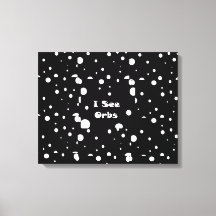 Ik zie de afdruk van Orbs-canvas