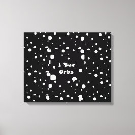 Ik zie de afdruk van Orbs-canvas Canvas Afdruk