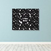 Ik zie de afdruk van Orbs-canvas Canvas Afdruk (Insitu (Houten vloer))