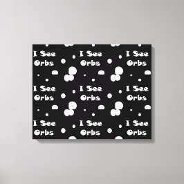 Ik zie de afdruk van Orbs-canvas Canvas Afdruk