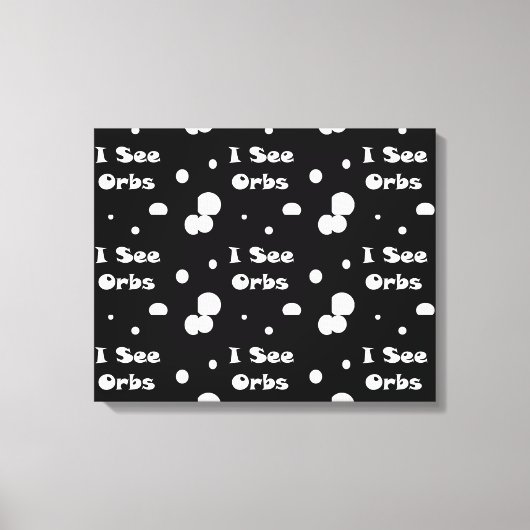 Ik zie de afdruk van Orbs-canvas Canvas Afdruk (Voorkant)