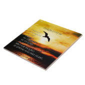 Ik zie de goedheid van de Lord Psalm 27:13-14 Tegeltje (Zijkant)