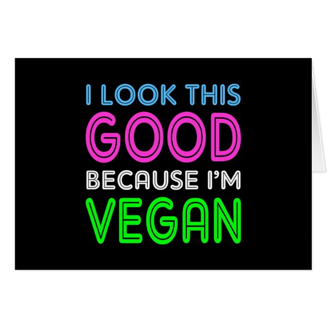 Ik zie dit goed omdat ik Vegan ben (Voorkant Horizontaal)