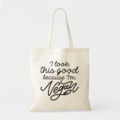 Ik zie dit goed omdat ik Vegan ben Tote Bag (Voorkant)