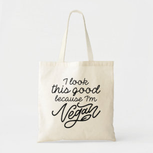 Ik zie dit goed omdat ik Vegan ben Tote Bag