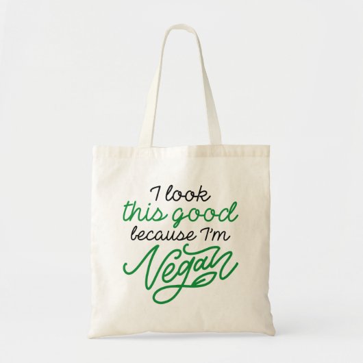 Ik zie dit goed omdat ik Vegan ben Tote Bag (Voorkant)
