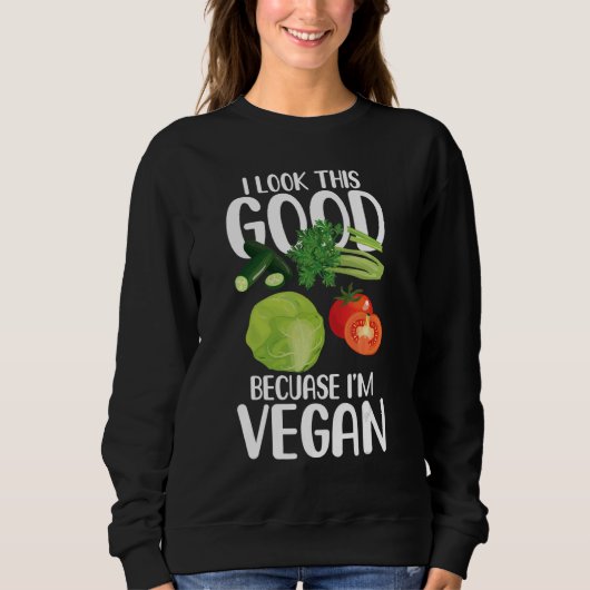Ik zie dit goed omdat ik Vegan ben Trui (Voorkant)