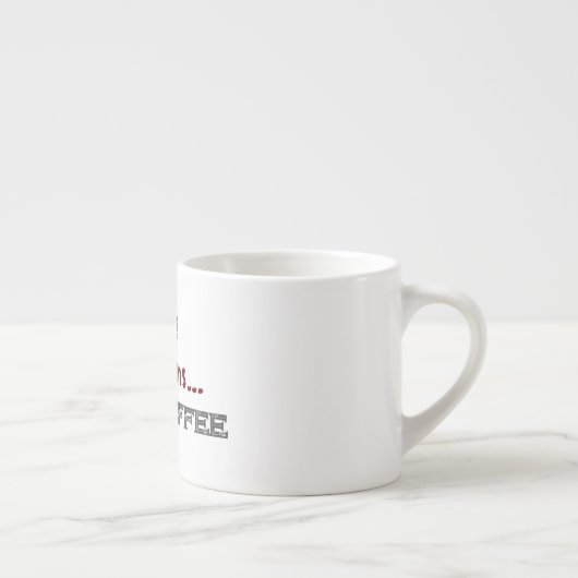 Ik zie dode bonen witte Halloween Espresso Kop (Rechts)