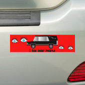 "Ik zie dode mensen" Funeral Director Gifts Bumpersticker (Op auto)