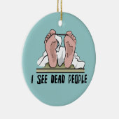 Ik zie dode mensen keramisch ornament (Rechts)