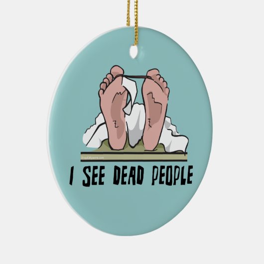 Ik zie dode mensen keramisch ornament (Rechts)