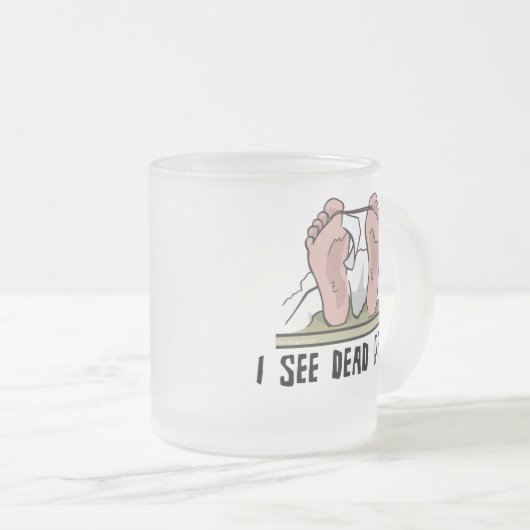 Ik zie dode mensen matglas koffiemok (Voorkant rechts)