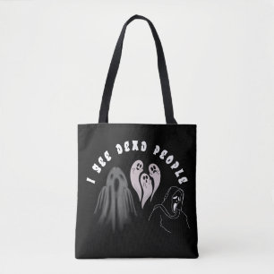 IK ZIE DODE MENSEN TOTE BAG