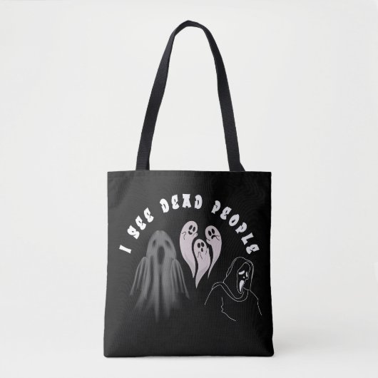 IK ZIE DODE MENSEN TOTE BAG (Voorkant)