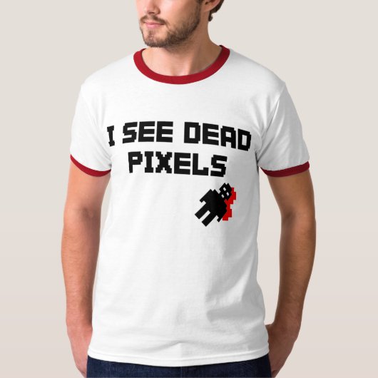 Ik zie dode pixels t-shirt (Voorkant)