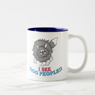 IK ZIE DOG MENSEN! TWEEKLEURIGE KOFFIEMOK