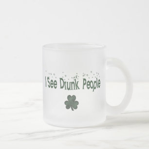 Ik zie Drink mensen - St. Patrick's Day Beer Mok