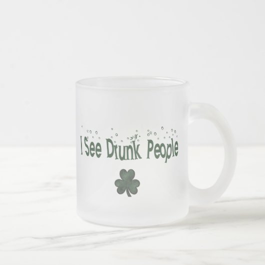 Ik zie Drink mensen - St. Patrick's Day Beer Mok (Rechts)
