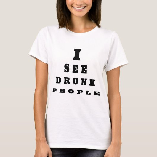 Ik zie Drink mensen T-shirt (Voorkant)
