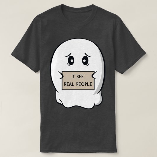 Ik zie Echte Mensen T-shirt (Design voorkant)