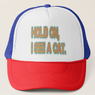 Ik zie een Cat Funny Cat. Trucker Pet