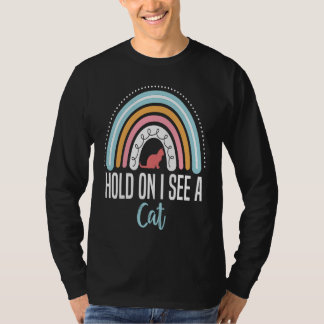 Ik zie een Cat Trendy Sarcastic Quottes kat T-shirt