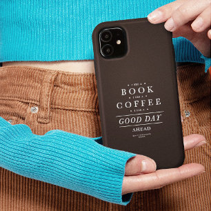 Ik zie een koffieboek, een goede dag vooruit iPhone 15 case