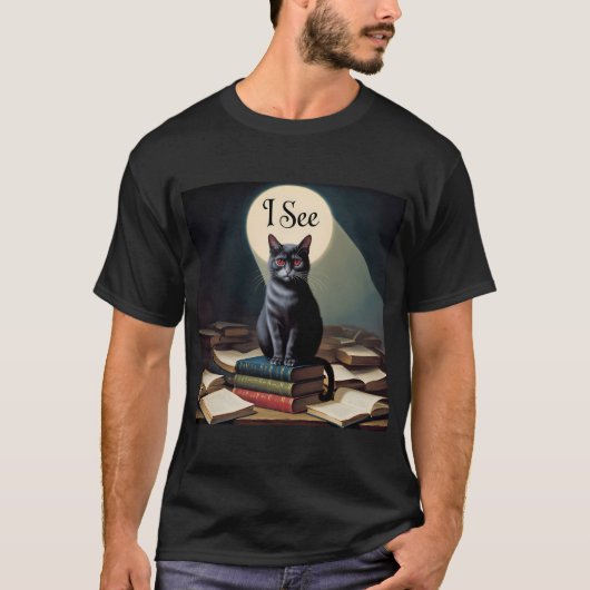 Ik zie een vampierkat t-shirt (Voorkant)