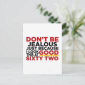 Ik zie er goed uit bij 62 Design op de zaterdag Briefkaart (Staand voorkant)