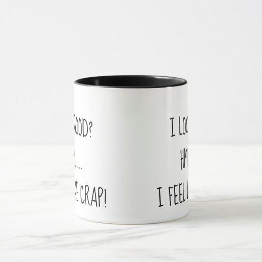 Ik zie er goed uit Mok (Midden)