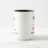 Ik zie er goed uit Verjaardag Mok (Midden)