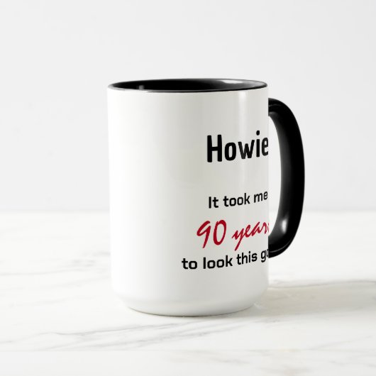 Ik zie er goed uit Verjaardag Mok (Voorkant rechts)