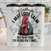 Ik zie er misschien rustig uit thermosbeker