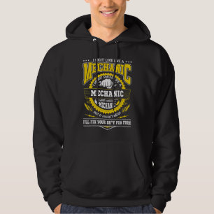 Ik zie er misschien uit als een monteur hoodie