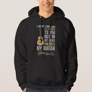 Ik zie er misschien uit alsof ik naar je luister, hoodie