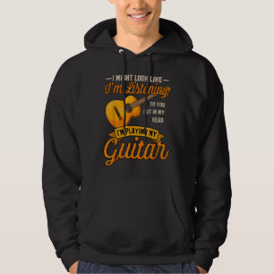 Ik zie er misschien uit alsof ik naar je luister S Hoodie