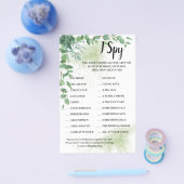 Ik zie Eucalyptus Trouwreceptie Spelkaart Flyer (Enkel)