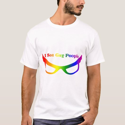 Ik zie Gay People T-shirt (Voorkant)