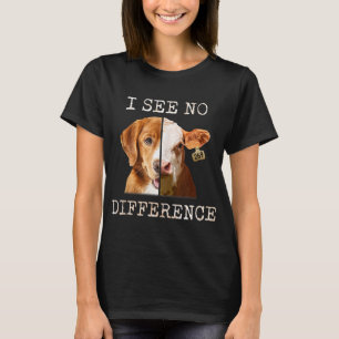 Ik zie geen verschil tussen vegetarische Koe en ho T-shirt