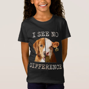 Ik zie geen verschil tussen vegetarische Koe en ho T-shirt