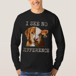 Ik zie geen verschil tussen vegetarische Koe en ho T-shirt