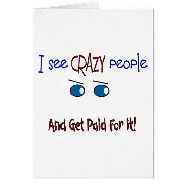 "Ik zie gekke mensen" (Voorkant)